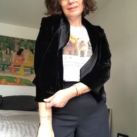 Velvet Jacket - Bolero Style - Picture 3 of 9